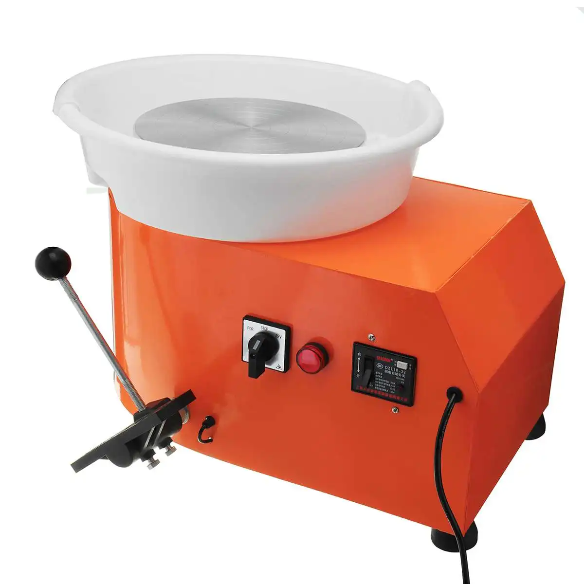 Rueda el&eacute;ctrica de cer&aacute;mica de 220/110V y 25cm, herramienta de Arte de arcilla artesanal desmontable para el trabajo de cer&aacute;mica para estudiantes y aficionados, 350W-2