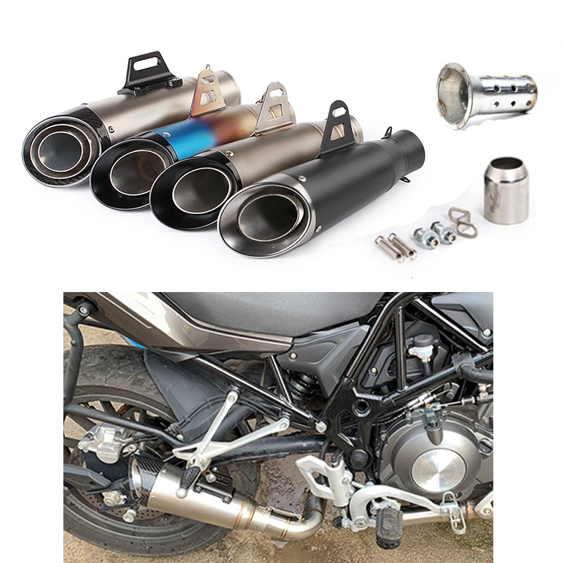 

51mm 60mm For Kawasaki h2 Sports Motorcycle With DB Killer Exhaust Pipe Muffler ATV Accessories Modified Stainless Steel