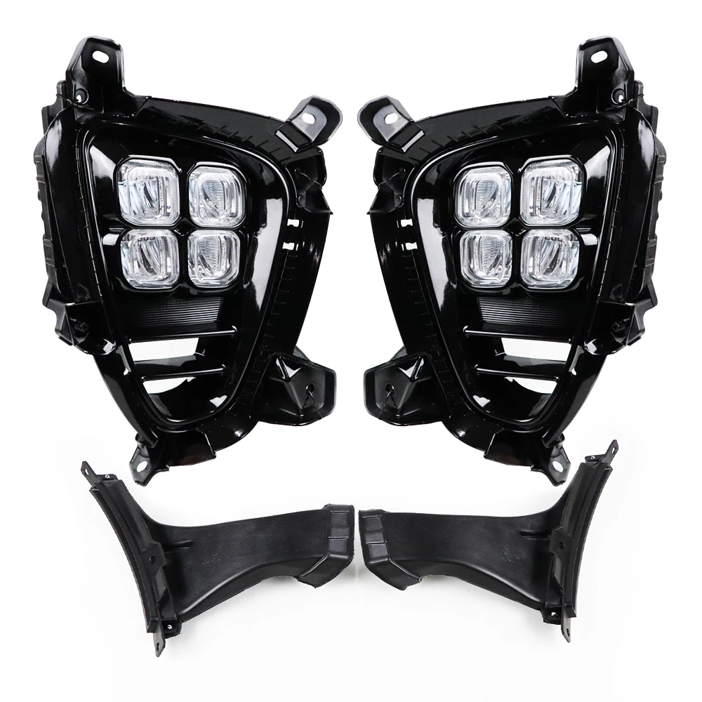 1Pair For KIA Sorento 2018 2019 2020 Car DRL Daytime Running Light LED Daylight Waterproof 12v fog lamp car Styling lights | Автомобили и
