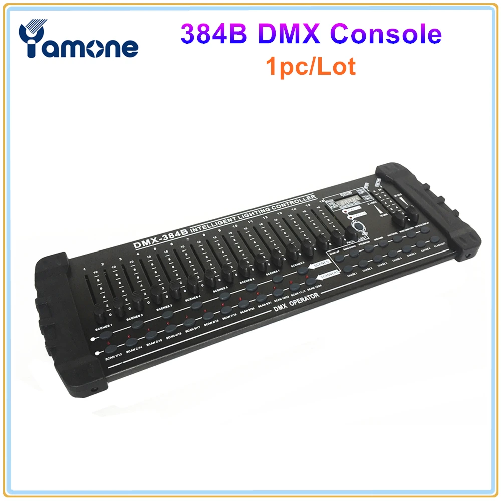 

1 шт./лот сценический светильник DMX консоль 384B DMX контроллер светильник ing DMX 384 консольный, DMX 512 контроллер DJ оборудование