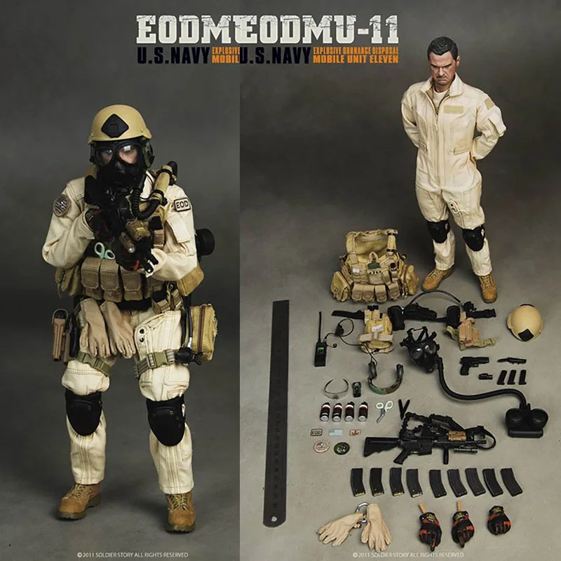 

IN stock oldierStory SS055 1/6 US Navy EODMU-11 Soldier 12'' Action Figure Model Toys for Collection