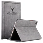 Чехол-книжка для Xiaomi Mi Pad 5 Pro 11 дюймов, тонкий складной ретро-Чехол-книжка с подставкой из искусственной кожи, умный чехол для Xiaomi MiPad 4 8,0