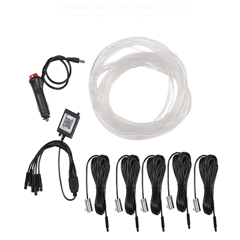 

6M Car Neon Strip Light RGB LED Atmosphere Lights Decorative Door Car Light APP Remote Bluetooth Car Interior Ambient Atmosphere