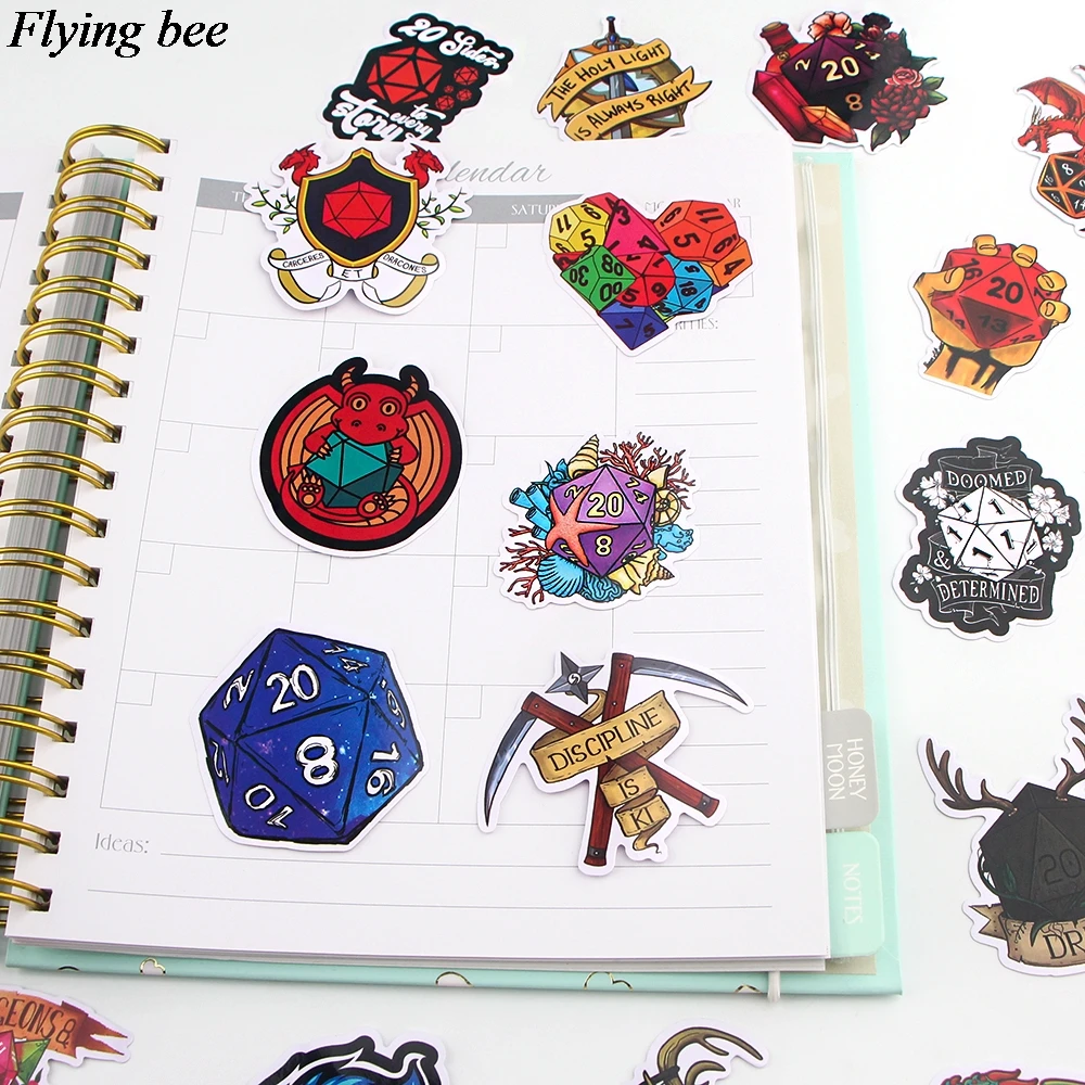 Flyingbee 39 шт классные забавные водонепроницаемые наклейки детские игрушки для DIY