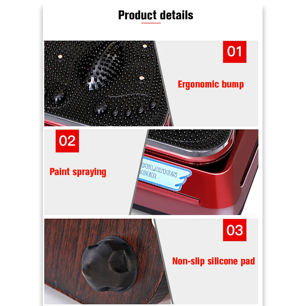 Массажер для ног с циркуляцией крови электрический вибрирующий высокочастотный