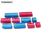 10 шт слайд Тип модуль автоматического включения света от 1 до 12 лет с рисунком персонажа бит 2,54 мм положение способ DIP голубой шаг тумблер синий светоэлектрический переключатель для PCB 8pin 6pin