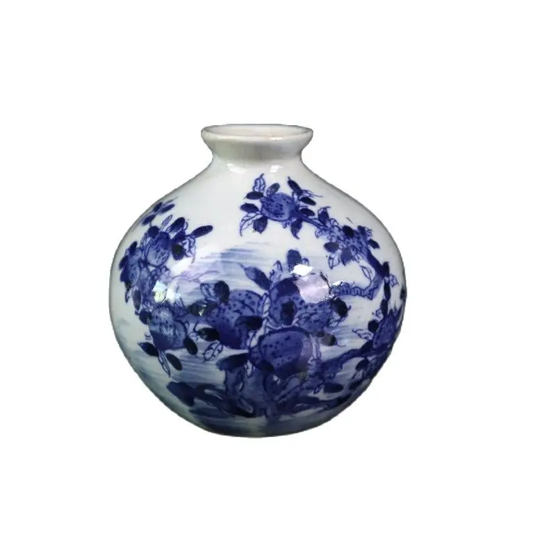 

Chinese Old Porcelain Blue And White Pomegranate Pattern Pomegranate Vase