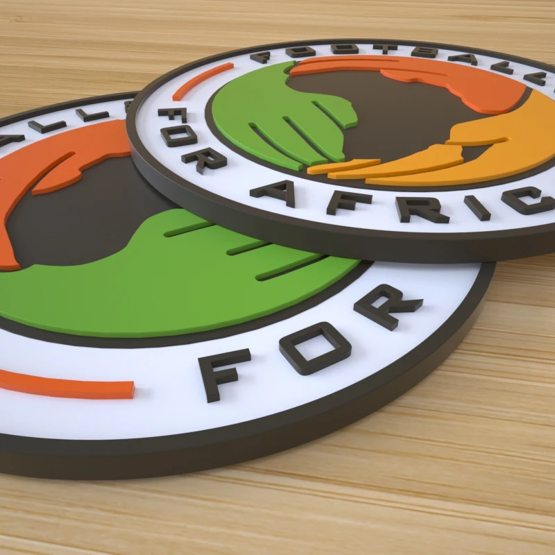 Экологичные стеклянные подставки под чашки для напитков из мягкой резины с