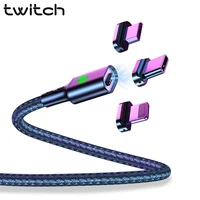 twitch t03 magnetic cable micro usb type c magnetic usb charging cable microusb type c magnet charger wire usb c for iphone 11