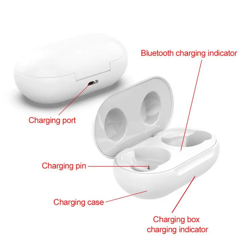 Запасная зарядная коробка для Samsung наушники зарядное устройство чехол Galaxy Buds +
