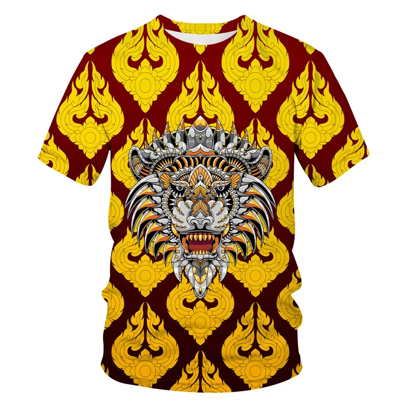 Футболка с коротким рукавом мужская круглым вырезом повседневная в стиле хип-хоп