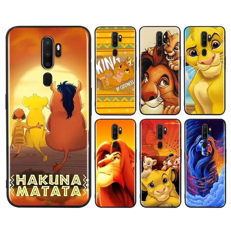 The Lion King Simba для OPPO AX7 A1K A94 A93 A92S A73 A72 A53S A52 A32 A31 A12E A11X A9 A5 2020 черный мягкий коридор |