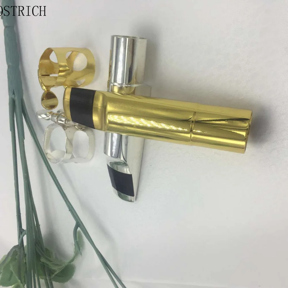 

2018 Professional Custom LoGo Or You Name New style Popular Metal Soprano Saxophone Mouthpiece Gold plated 7 New