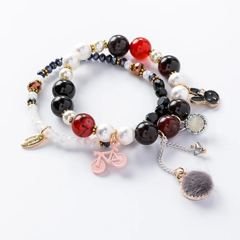 2018 Новое корейское украшение в виде цветка имитация с жемчугом кристаллами