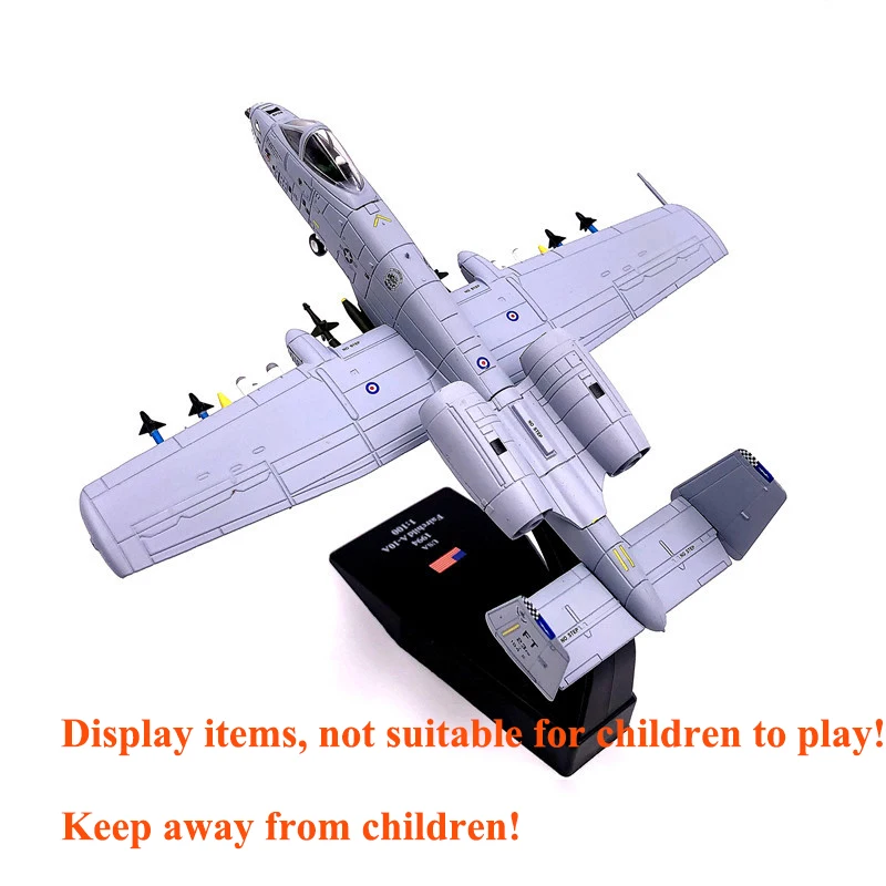 

ABS WLTK 1/100 Gulf War Tank Killer A-10 Fighter A10 Military Aircraft Model In Stock