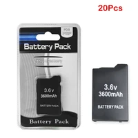 20pcslot 3 6v 3600mah lithium rechargeable battery for sony psp 1000 playstation portable psp1000 console wholesale