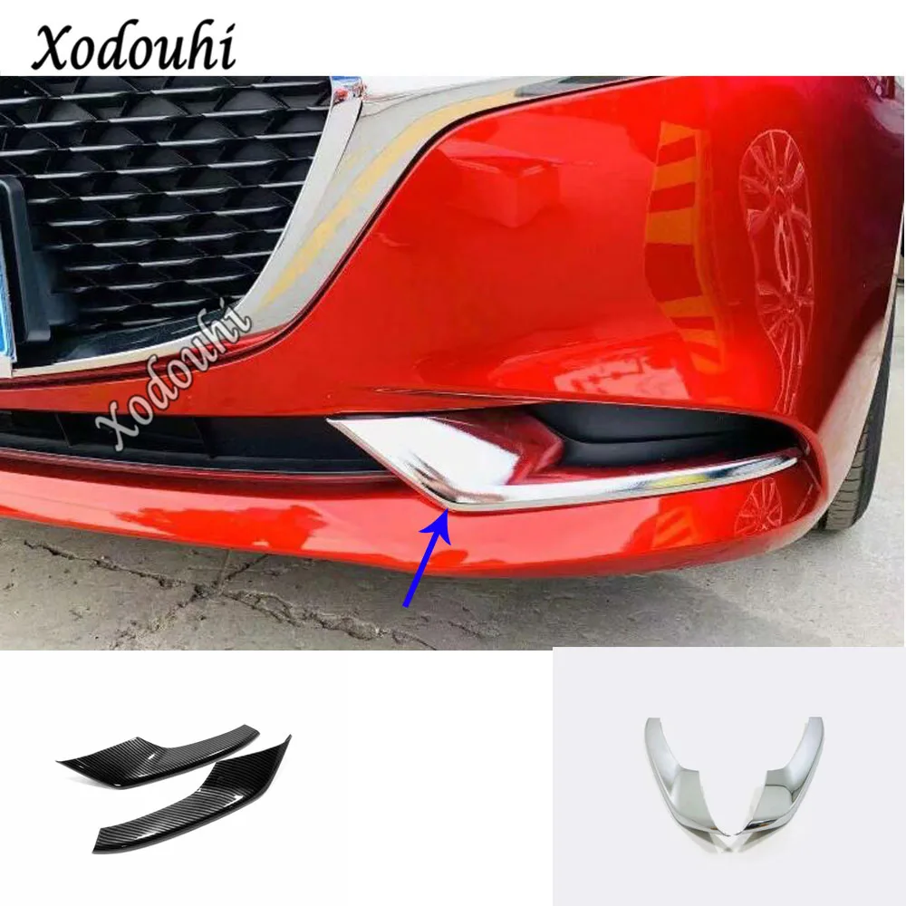 Для Mazda 3 Mazda3 Axela M3 2019 2020 2021 кузова головы спереди туман светильник лампа брови