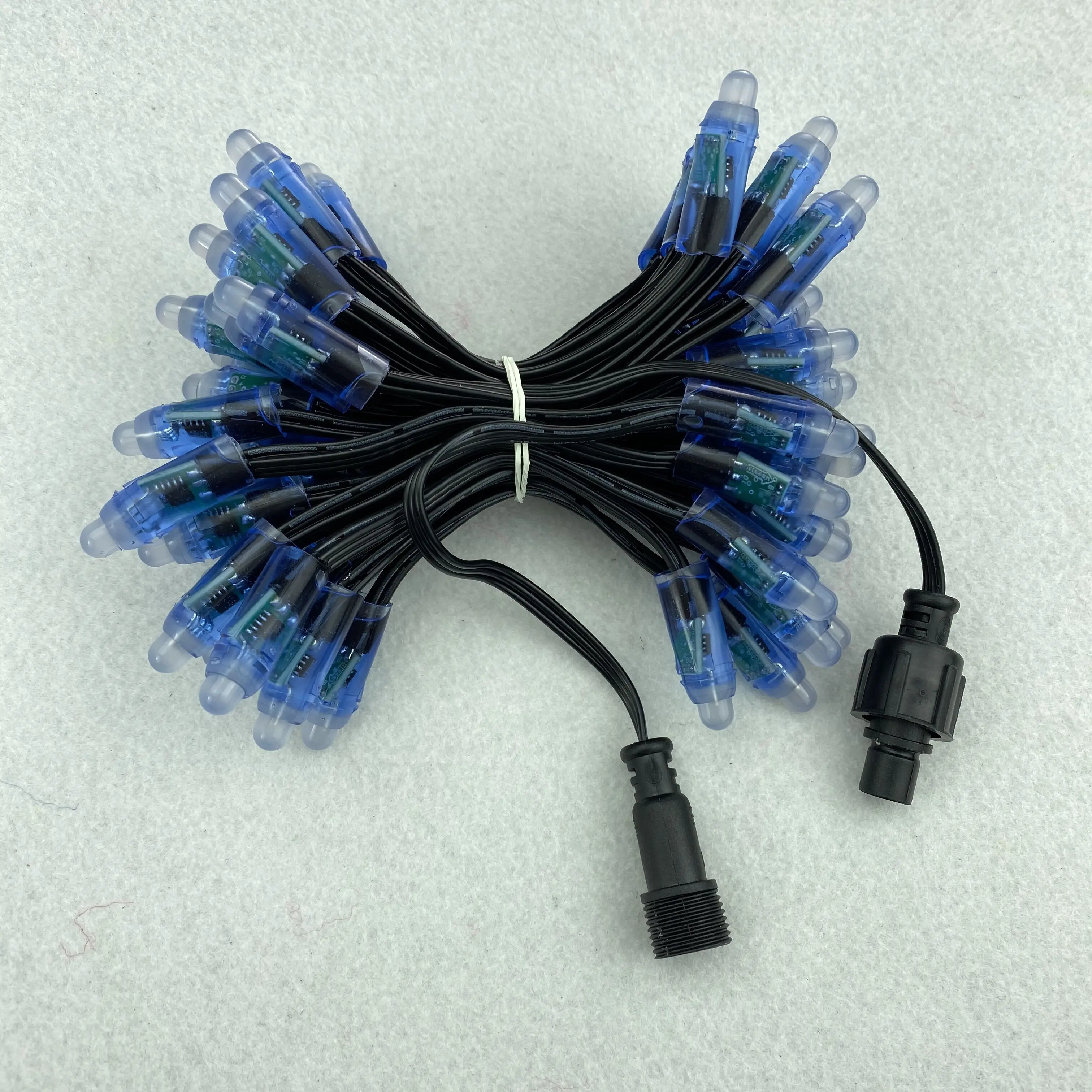 50 шт./компл. патрон типа DC5V адресуемый 12 мм WS2811 RGB светодиодный умный пиксельный
