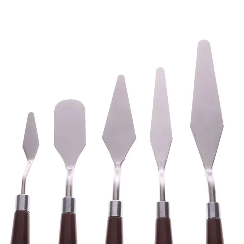 5 шт./компл. Палитра для художественной покраски нож лопатка художественная