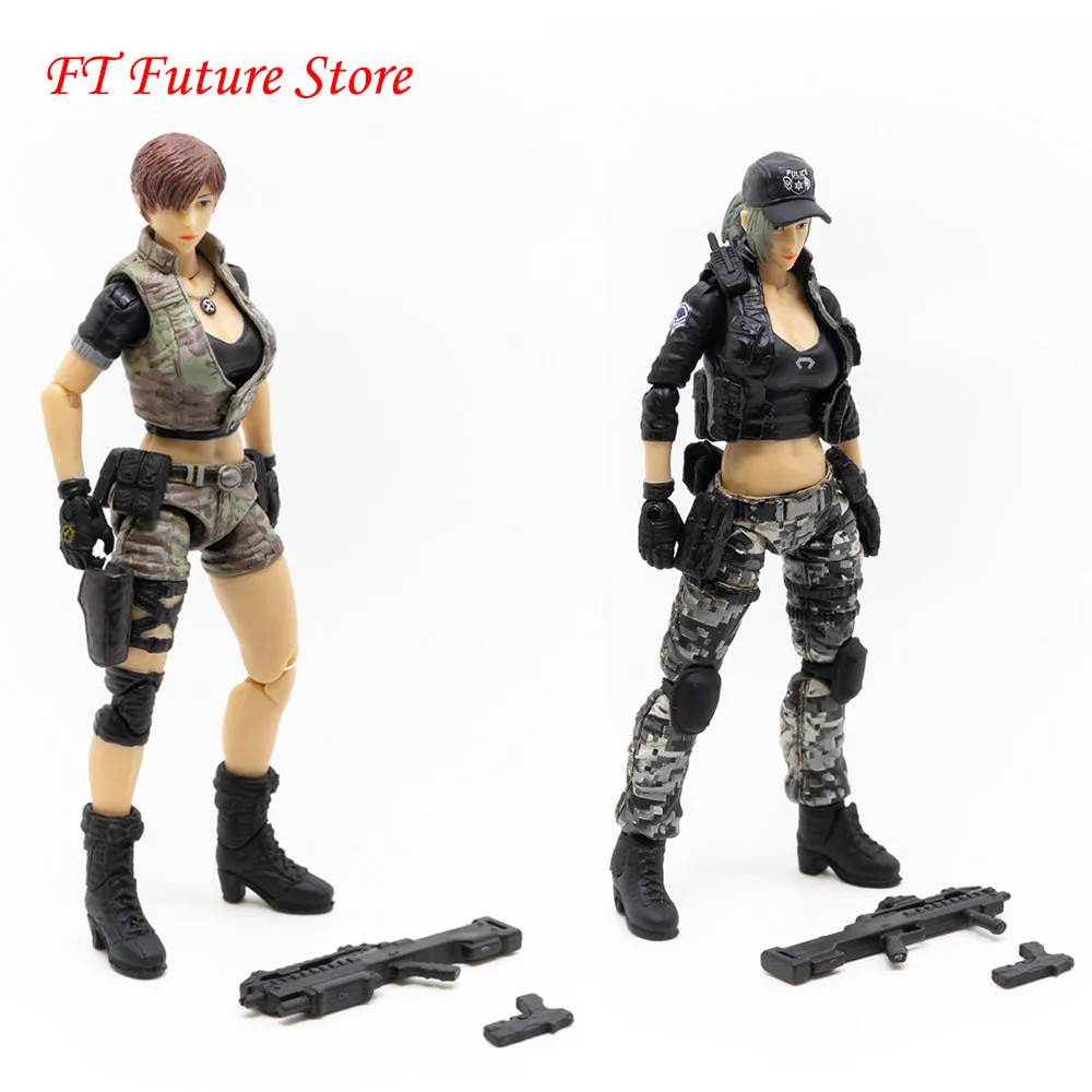 Коллекционная JTCF004/JTCF005 в наличии 1/18 весы Smile ворота Охотник на Лис женской фигуры