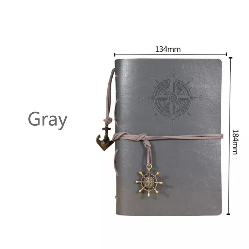 G Журнал для Путешествий Кожаный винтажный блокнот ручной работы винтажный кожаный блокнот для письма для мужчин и женщин без подкладки дорожный журнал - Цвет: G