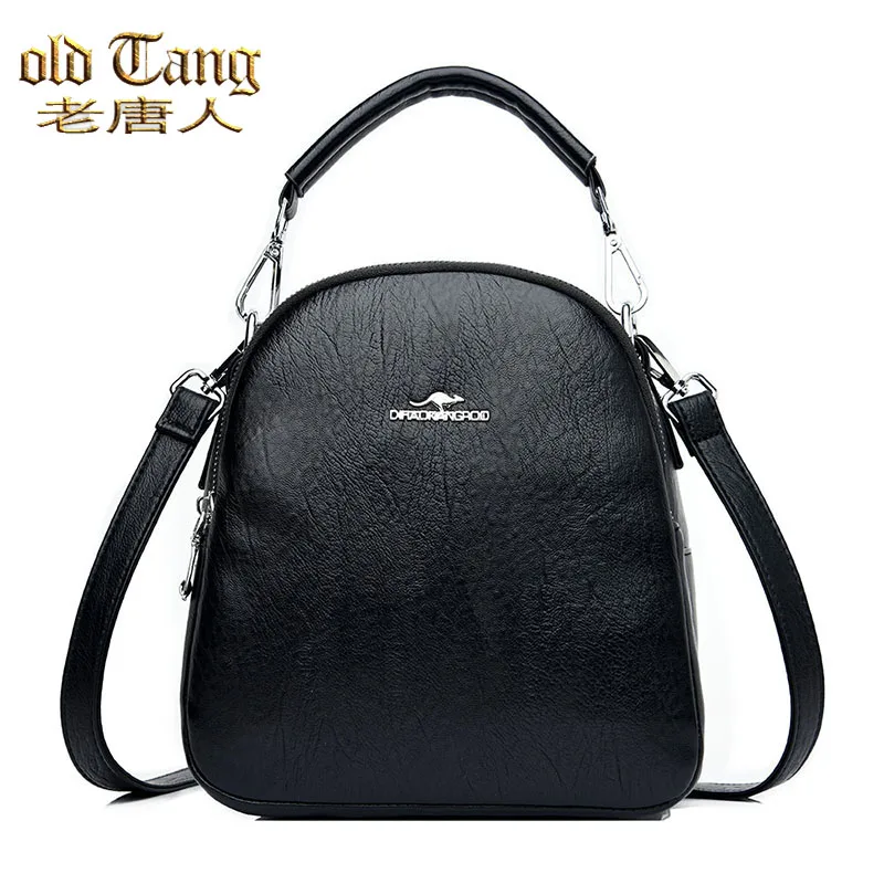 Модные высококачественные рюкзаки OLD TANG из искусственной кожи 2020 Женская