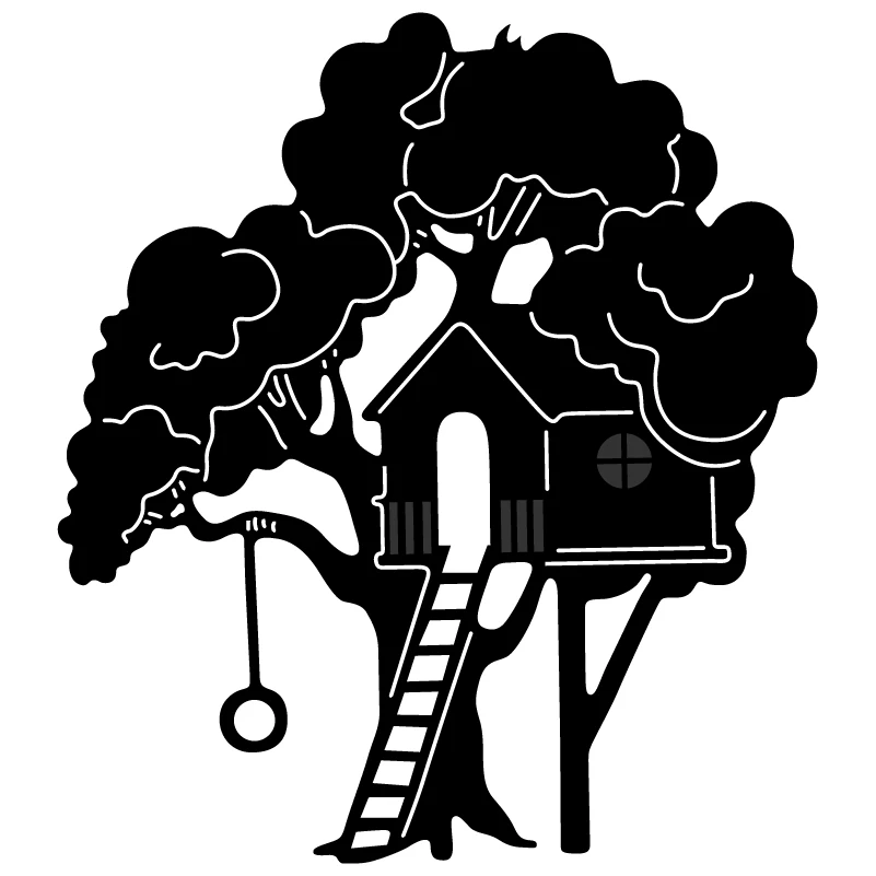 Ufurty дом на дереве металлические Вырубные штампы новый трафарет для тиснения