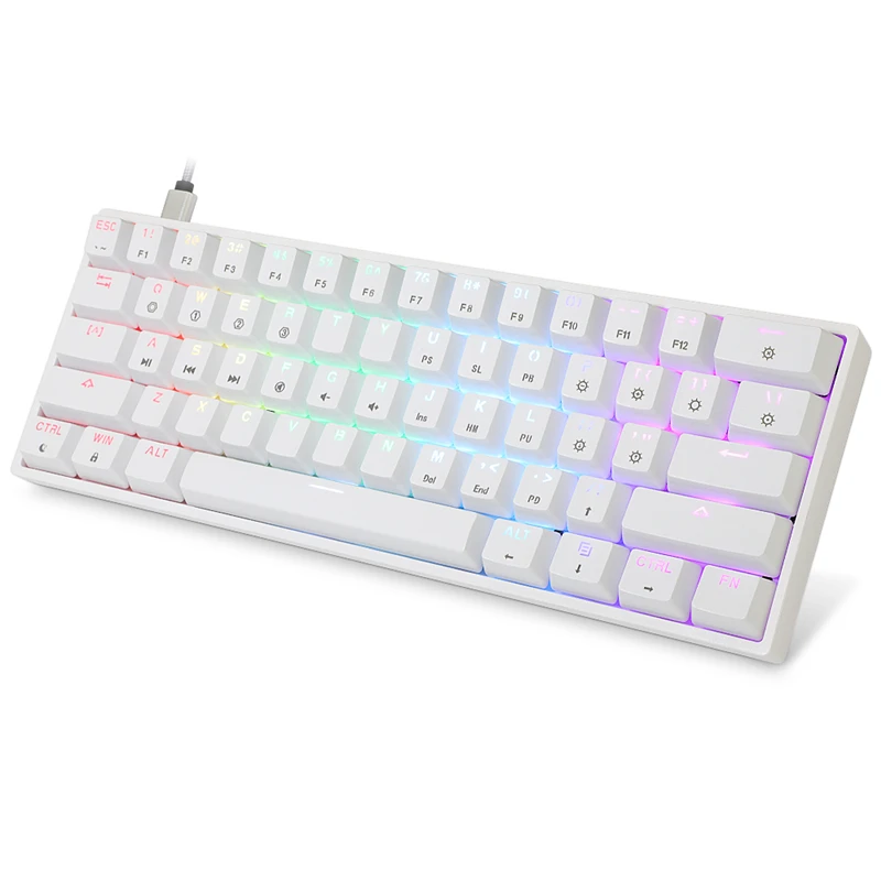 Клавиатура Механическая Проводная SKYLOONG GK61 61 клавиша USB RGB подсветка клавиатура