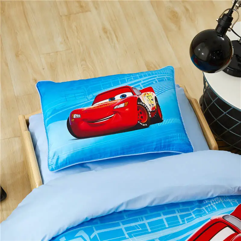 Комплект постельного белья Mcqueen детский из 3 предметов комплект с пододеяльником