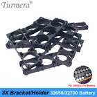 Turmera 3X 32650 32700 Lifepo4 Батарея кронштейн держатель 3X Безопасность анти Вибрация Пластик кронштейн для детей возрастом от 12V 36V Батарея упаковка из 10 штук