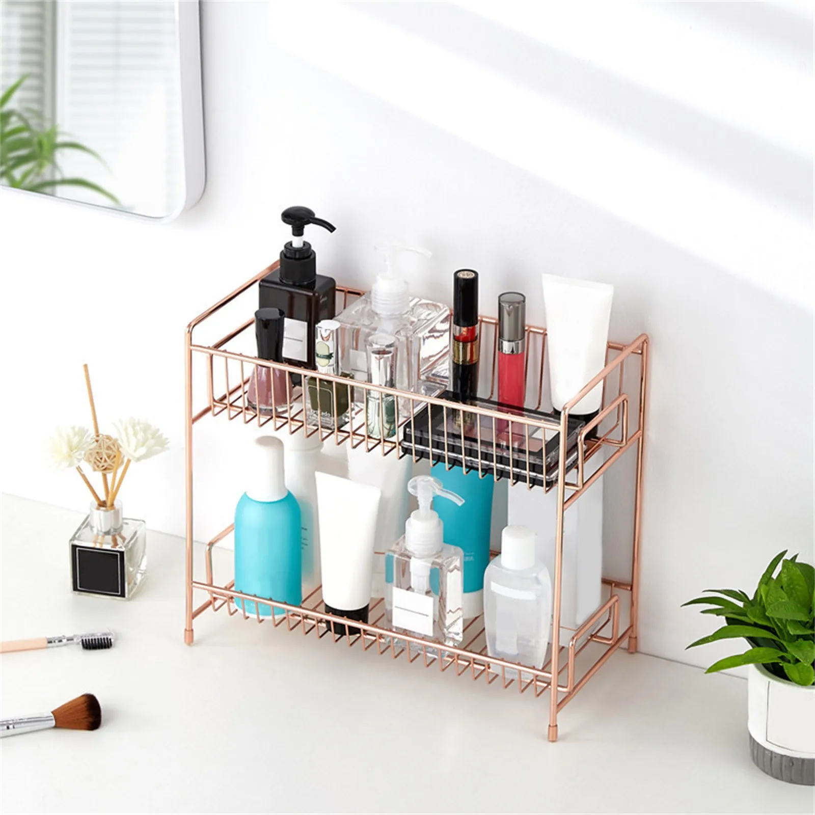 

Полка для ванной комнаты, стойка для хранения, витрина, полки, держатель для косметики, шампуня, душевой шкаф, органайзер для ванной комнаты 2...