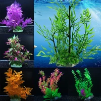 26 30cm artificial plants simulation water grass aquarium decor plastic water weed aquatic plant ornament fish tank landscaping