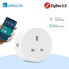 Умная розетка ZigBee, 10 А, для Alexa, Samsung, голосовое управление