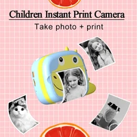 newest cute children instant print camera kids mini digital cameras 1080p hd photo video camera for boys girls birthday gift