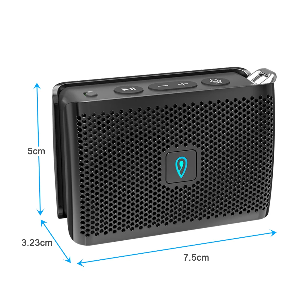 DOSS Genie портативный bluetooth-динамик IPX4 мини беспроводной громкий динамик стерео чистый звуковой ящик со встроенным микрофоном для подарка