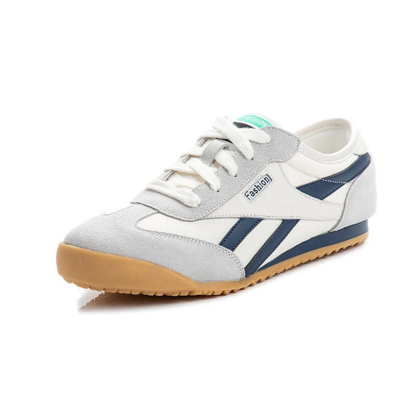 melhor 2021 Couro Novo Outono Casual Coringa Sapatos Esportivos Femininos Sapatos Planos Brancos