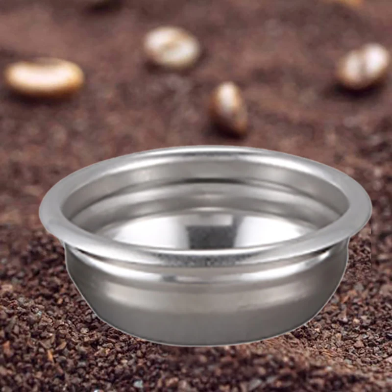 58 мм многоразовый фильтр корзина Нержавеющая сталь двойной дозах чашка Кофе