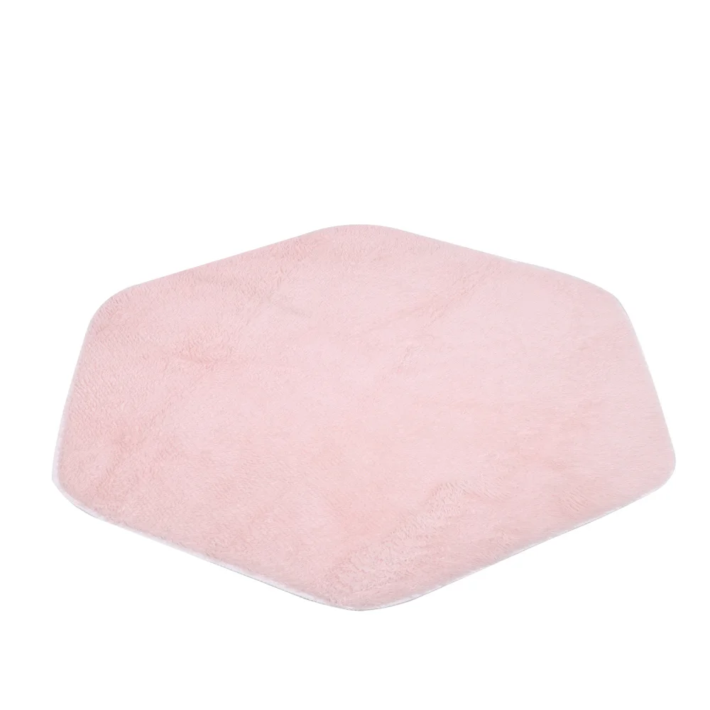 

Kids Play Mat Plush Carpet Rug Hexagon Play Tent Pad Playhouse Cushion Mat