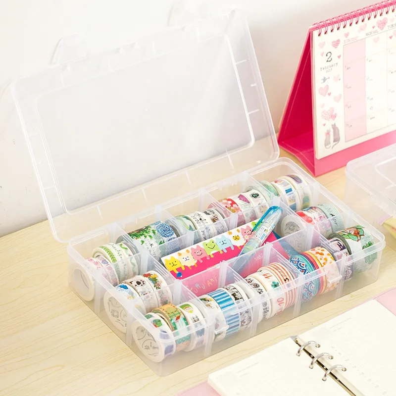 

Portable 24 Grids DIY Tools Packaging Box Electronic Components Screw Removable Storage Screw Jewelry Tool Case Colorful Plastic