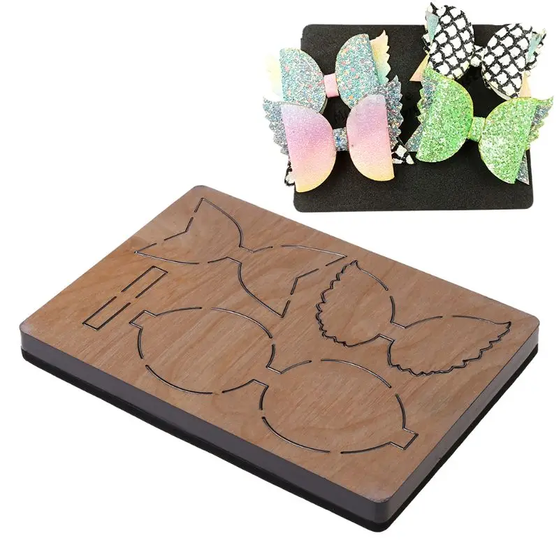 

Bow Bowknot Wooden Cutting Dies Stencil DIY Scrapbooking Album Stamp Craft Decor 50PE