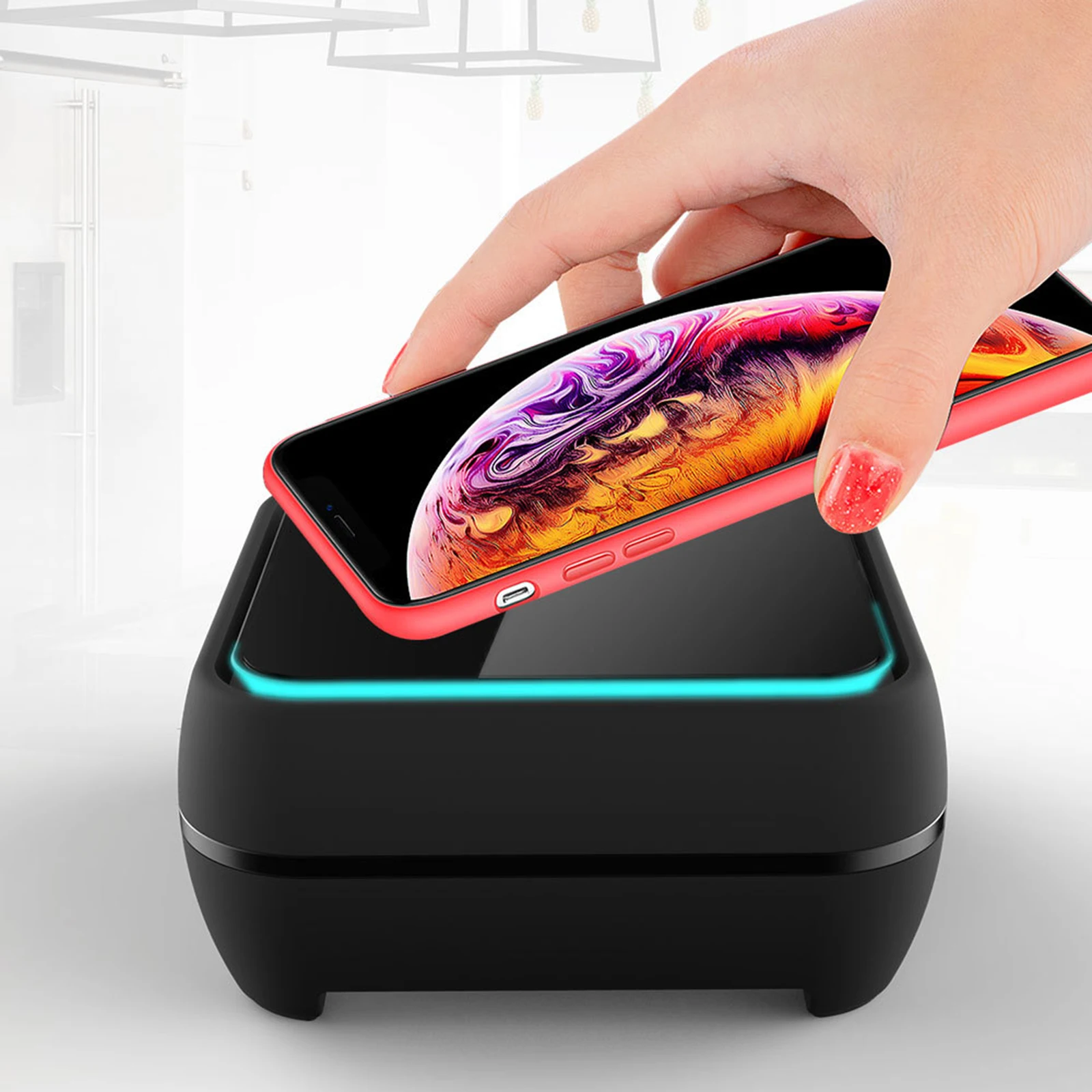 5 Вт Беспроводной телефон Зарядное устройство Bluetooth 0 зарядная Колонка для смарт