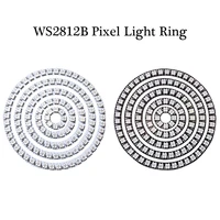 dc5v ws2812b rgb full color round led circle 816243545 leds pixel ring addressable smd 5050 ws2812 ic led modules