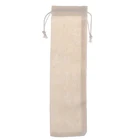 1 шт. карманы Портативный металлическая соломинка сумки многоразовые соломы хранения из хлопко-льняной ткани сумка палочки из нержавеющей стали светильник мешочки для посуды, столовых приборов