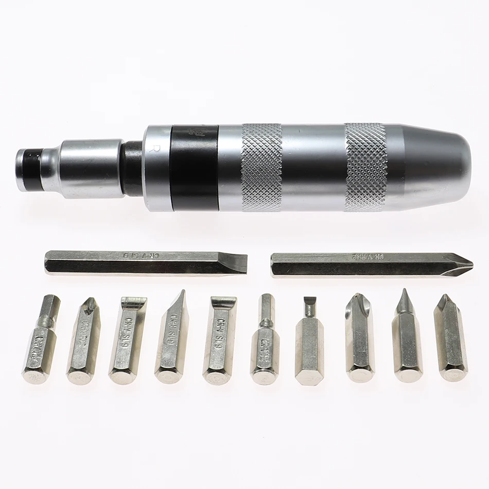 13 шт. профессиональная портативная ударная отвертка для ослабления болтов и