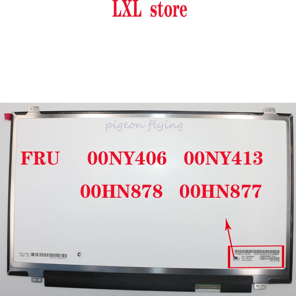 ЖК экран T460S T460P 4 го поколения для ноутбука Thinkpad 14 0 &quot WQHD IPS 40pin матовый FRU 00NY406 00HN878