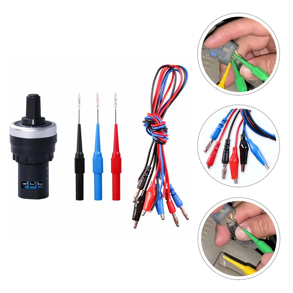 

1 Set Car Analog Resistance Sensor Adjustable Sensor Signal Analog Generator Automobile Circuit Maintenance Tools