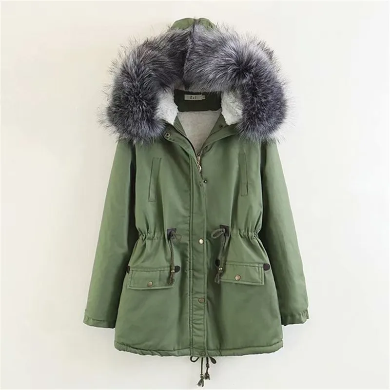 2019 Women's Winter Jacket Women Down Jackets Long Cotton Outerwear Female Coat Hooded With Fur Thick Clothes Ladies | Женская