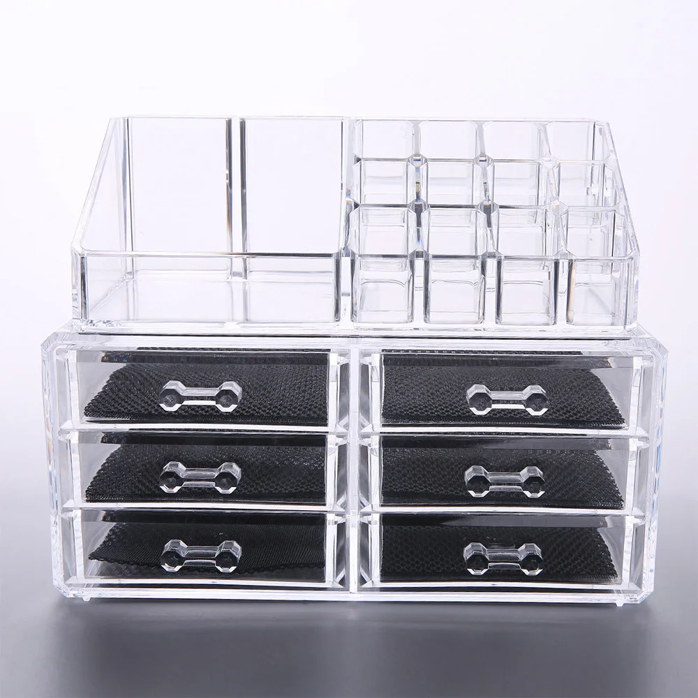 Держатель косметический шкаф с порошковой полкой Пластиковый PS Деликатный