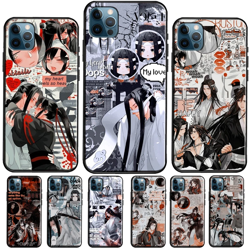 Mo дао ЗУ Shi эстетическое чехол для iPhone 12 Pro Max mini 7 8 Plus SE 2020 крышка 11 XS XR X|Бамперы| |