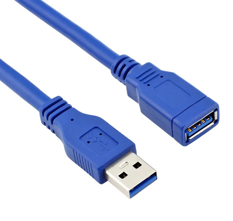 

High speed USB3.0 A Male to female extension cable 1.0m 1.5m 1.8m 2m Blue color